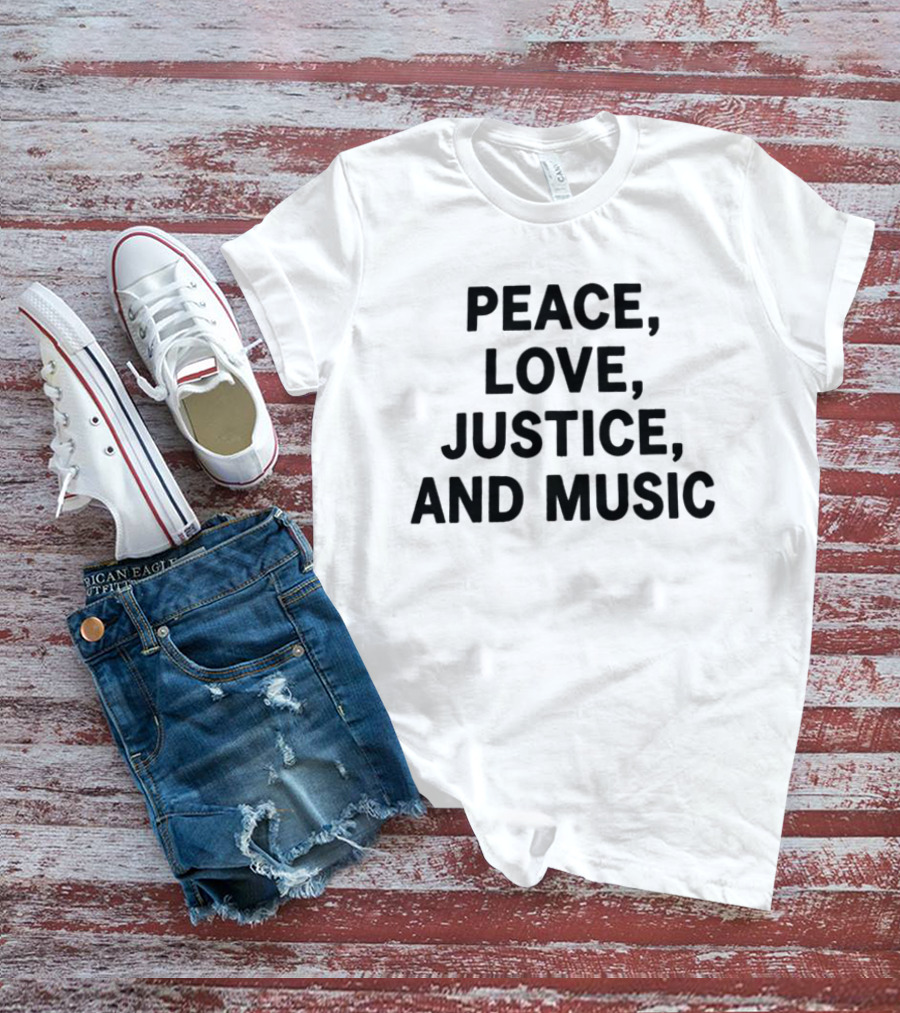 Peace Love Justice And Music Power To The People Columbia MD October 3 2026 Merriweather Post Pavilion Snapback Hat T-Shirt