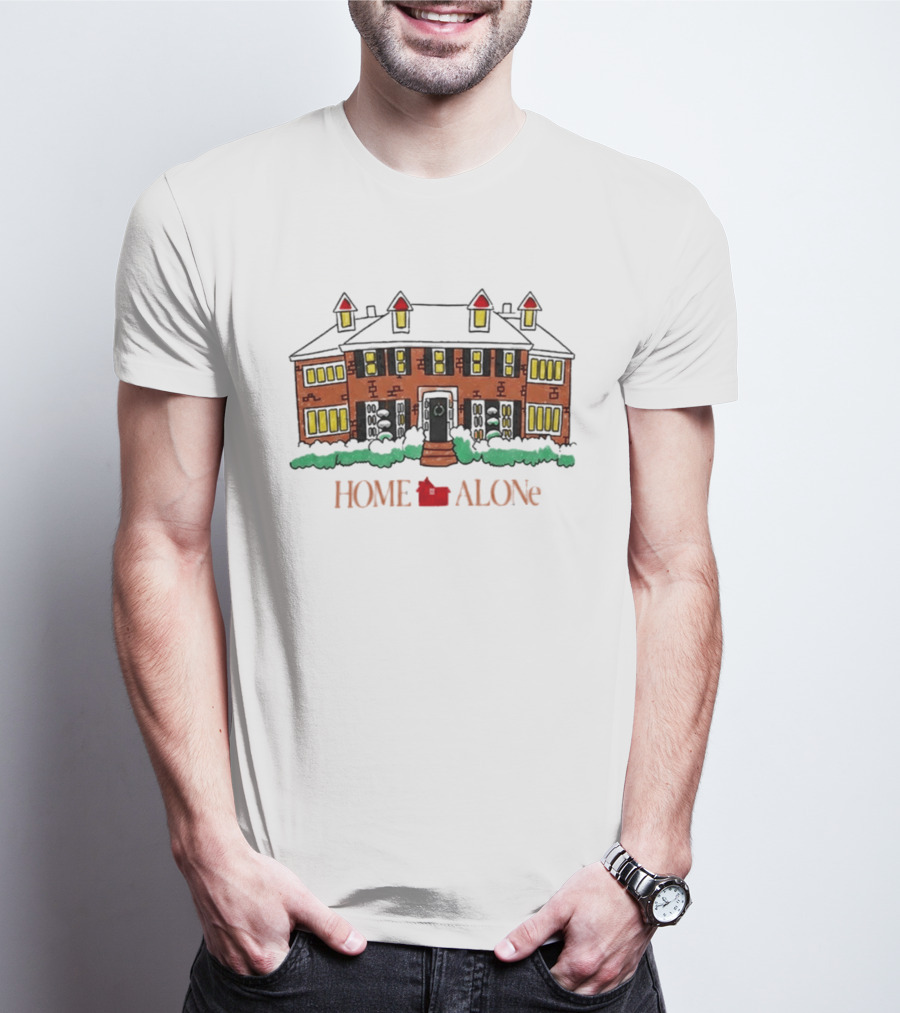 Primark Home Alone House Kevin McCallister Battle Plan Christmas T-Shirt