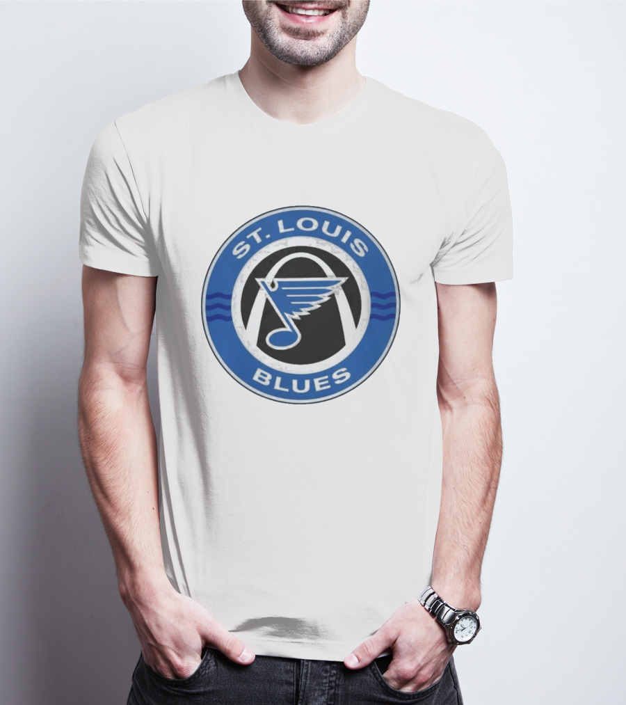 St. Louis Blues NHL Hockey Arch And Note T-Shirt
