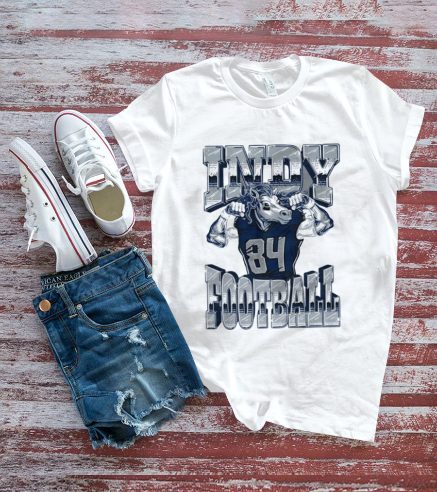 Indy Football Horse Power 84 Indianapolis Colts T-Shirt