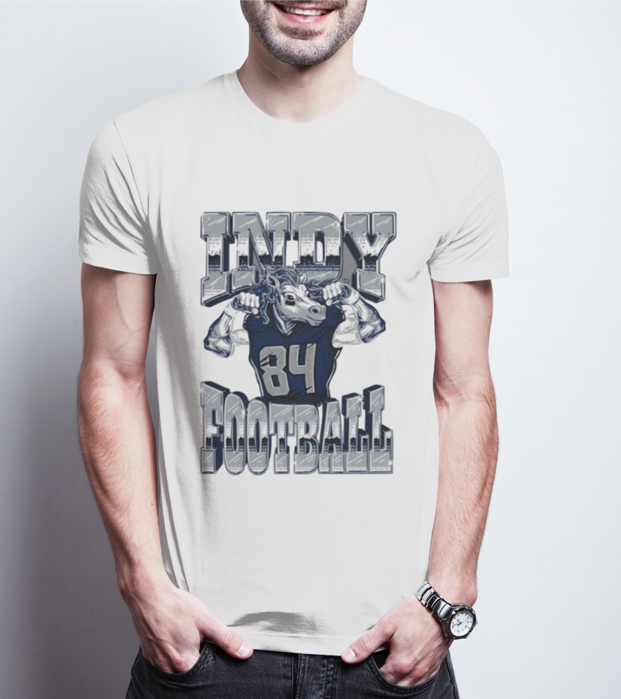 Indy Football Horse Power 84 Indianapolis Colts T-Shirt