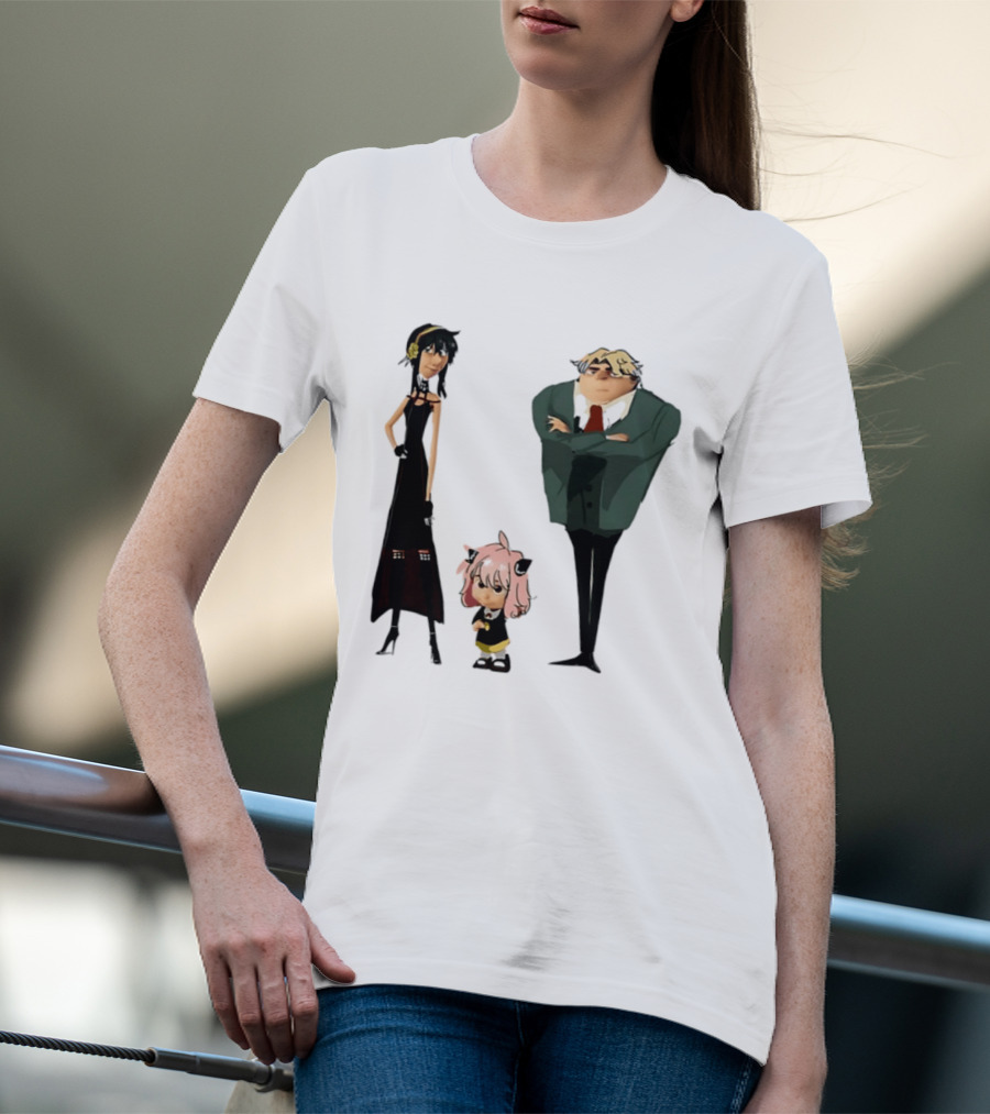 Despicable X Family Loid Forger Yor Forger Anya Forger Spy X Family Characters T-Shirt