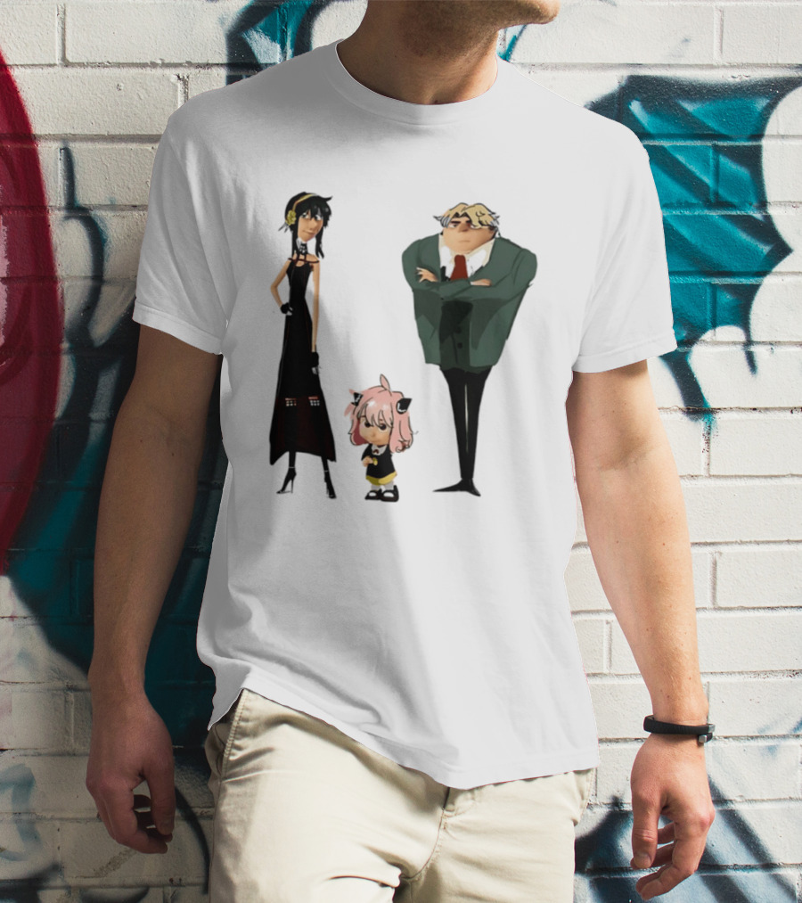 Despicable X Family Loid Forger Yor Forger Anya Forger Spy X Family Characters T-Shirt