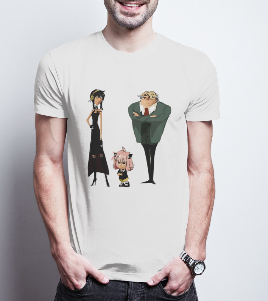 Despicable X Family Loid Forger Yor Forger Anya Forger Spy X Family Characters T-Shirt