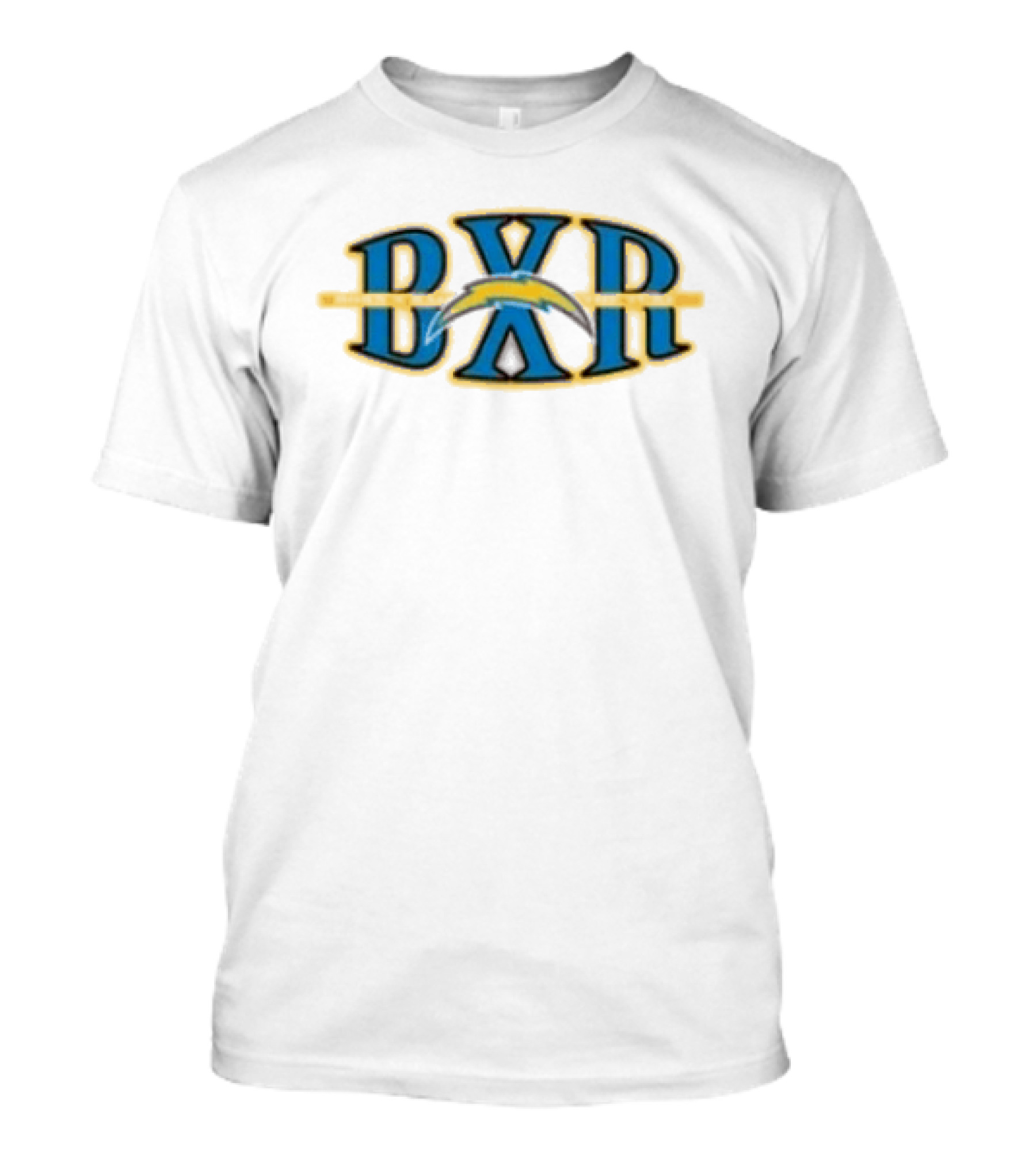 Los Angeles Chargers Born X Raised BXR Block Letter T-Shirt