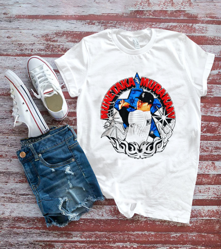 Munetaka Murakami White Sox MLB Baseball Player Chicago Starburst T-Shirt