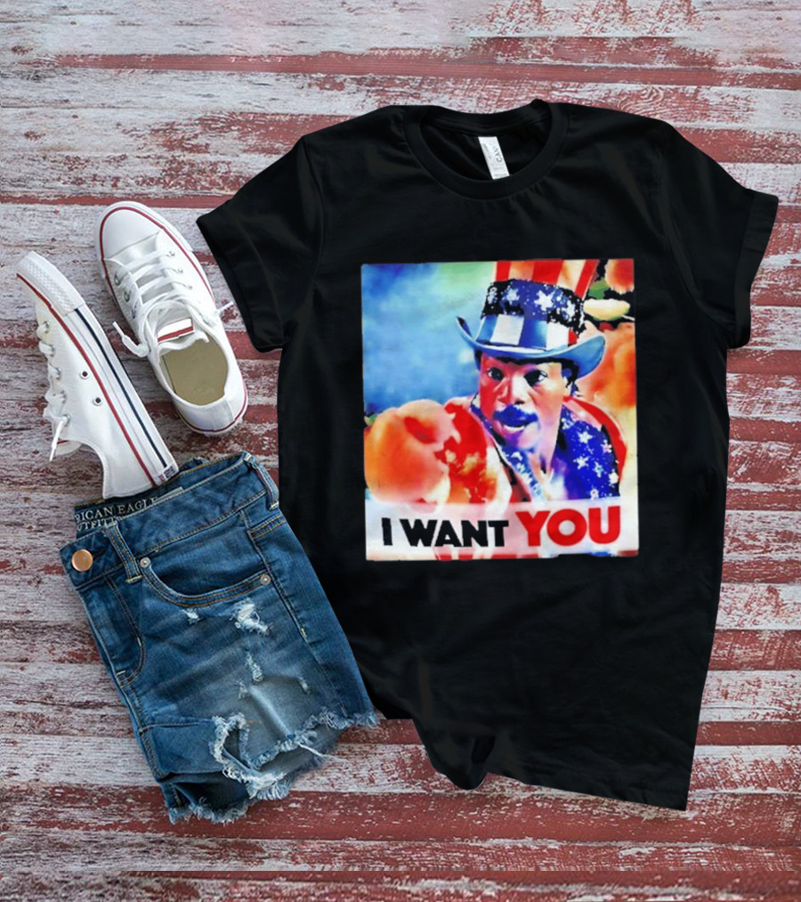 Apollo Creed I Want You Uncle Sam Rocky Meme T-Shirt