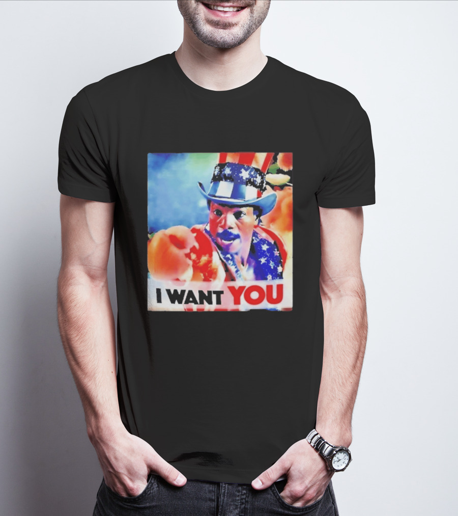 Apollo Creed I Want You Uncle Sam Rocky Meme T-Shirt