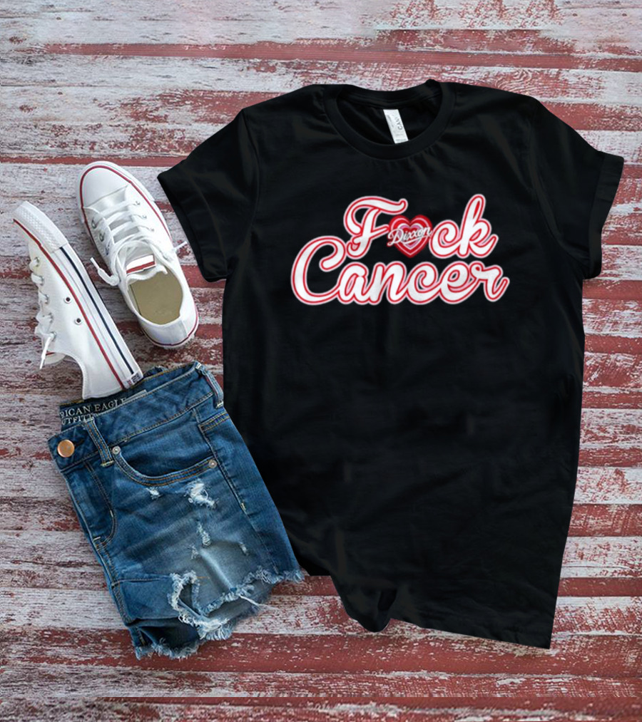 Dixxon F Ck Cancer Heart T-Shirt