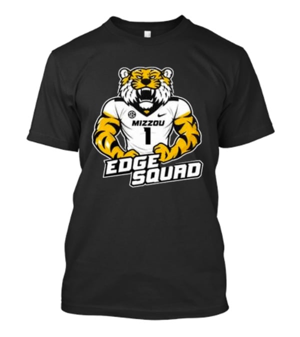 Mizzou Tigers Edge Squad 2026 Black Nike No.1 T-Shirt