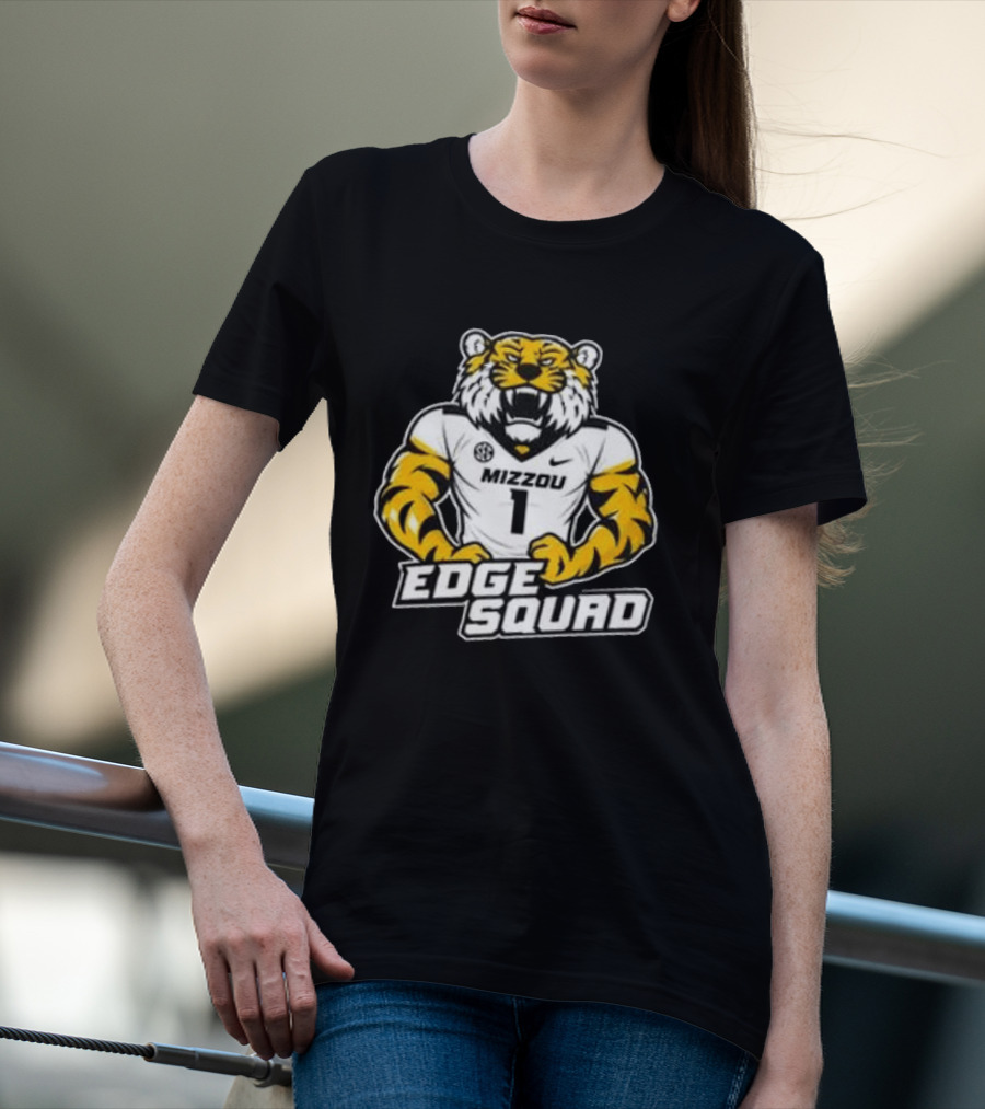 Mizzou Tigers Edge Squad 2026 Black Nike No.1 T-Shirt