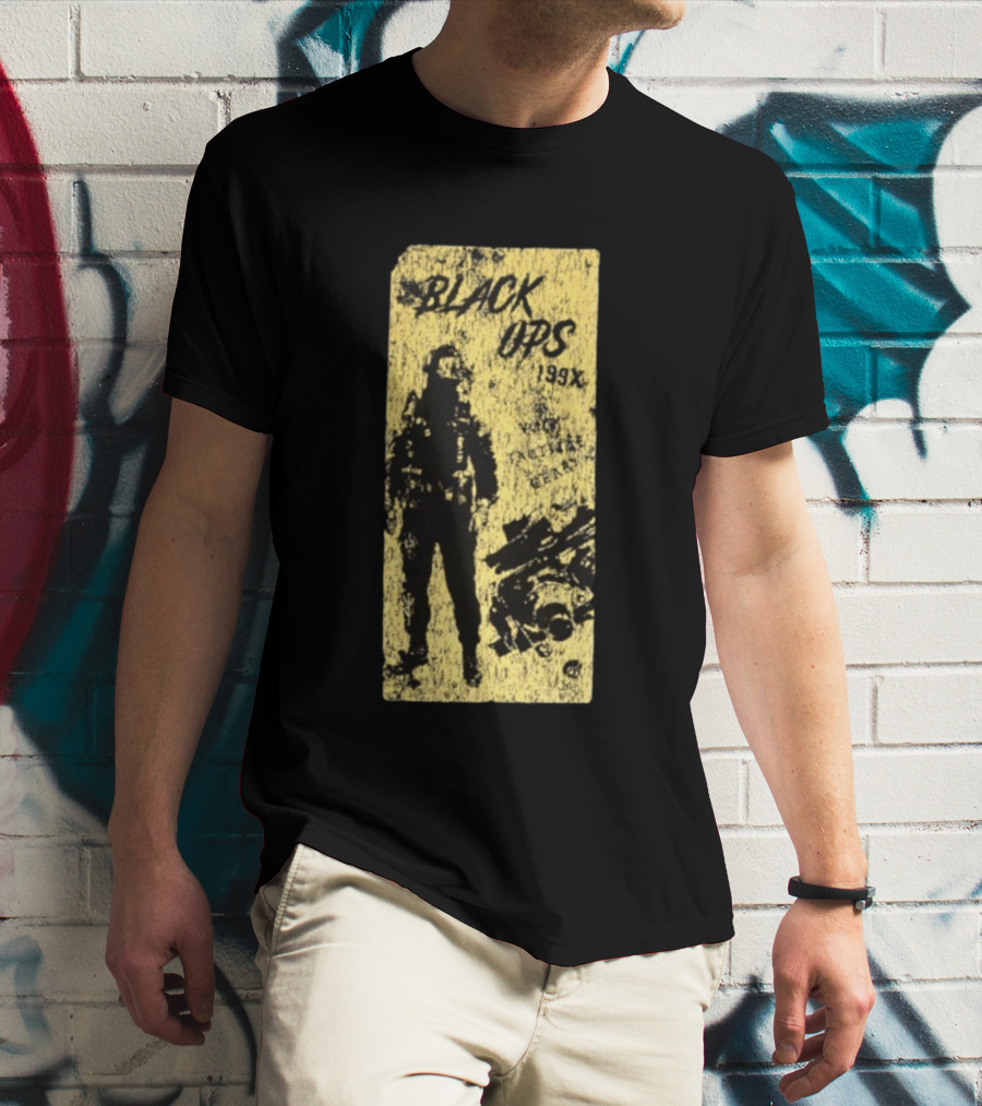 Black Ops 199X Volt Tactical Gear And Soldier T-Shirt