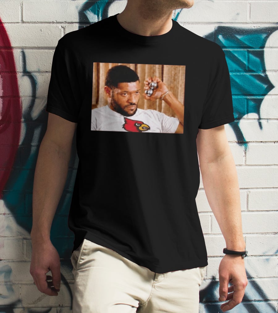 Laurence Fishburne Louisville Cardinals Mood Team Spirit T-Shirt