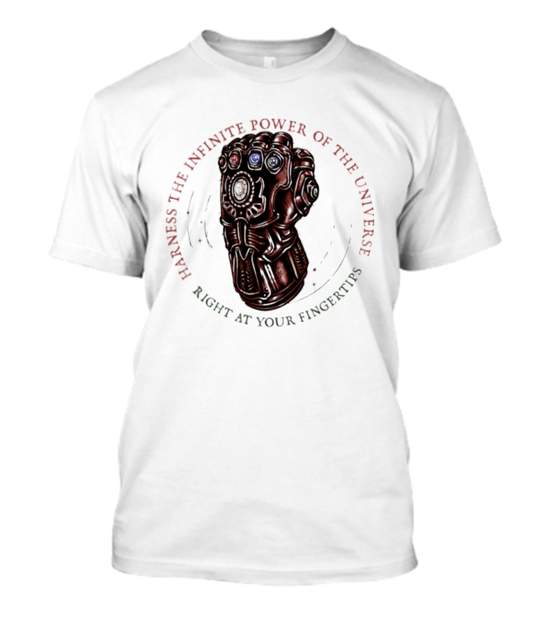 Harness The Infinite Power Of The Universe At Your Fingertips Infinity Gauntlet Marvel T-Shirt