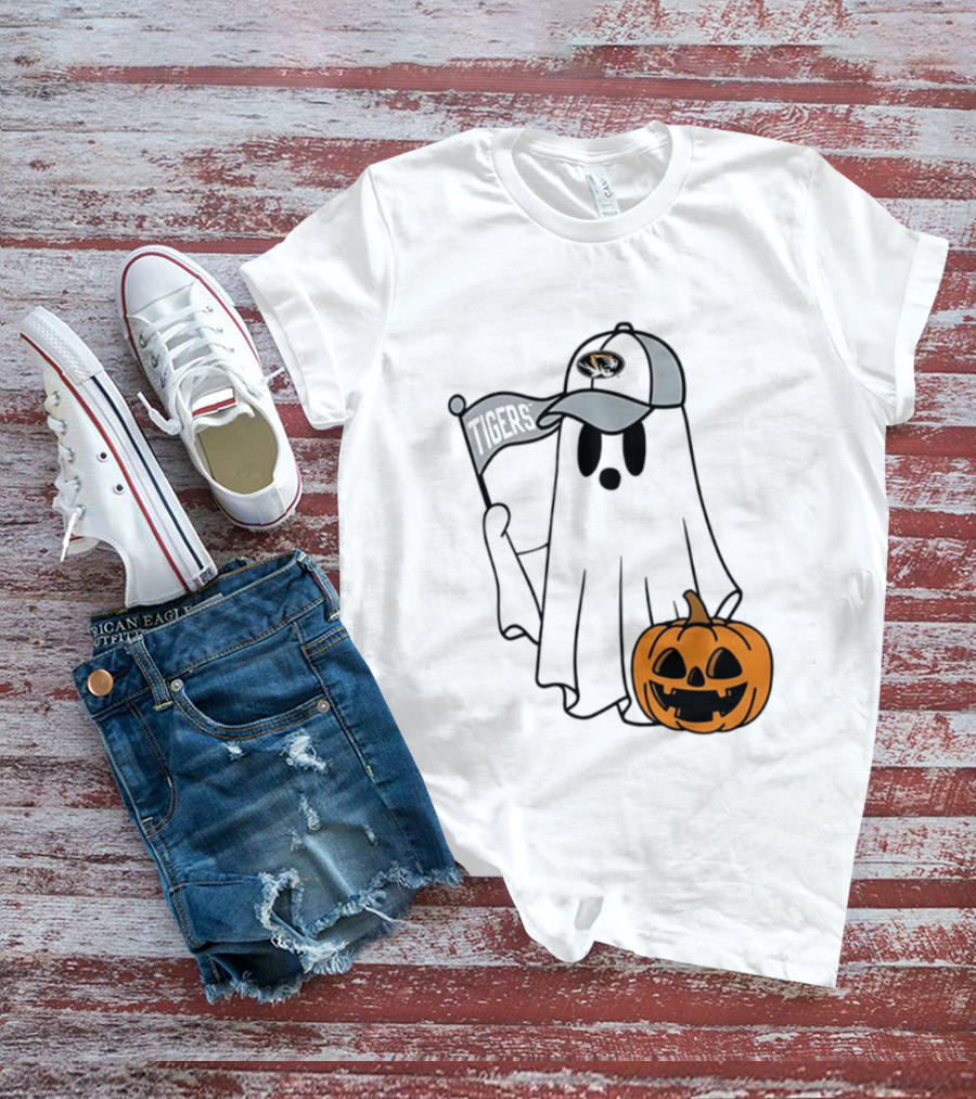 Missouri Tigers Halloween Ghost Pumpkin 2026 T-Shirt