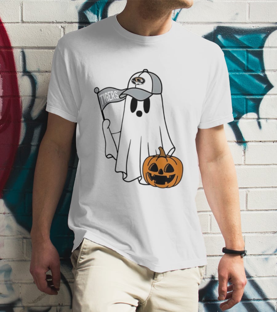 Missouri Tigers Halloween Ghost Pumpkin 2026 T-Shirt