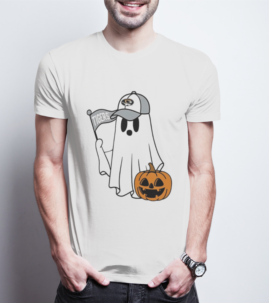 Missouri Tigers Halloween Ghost Pumpkin 2026 T-Shirt
