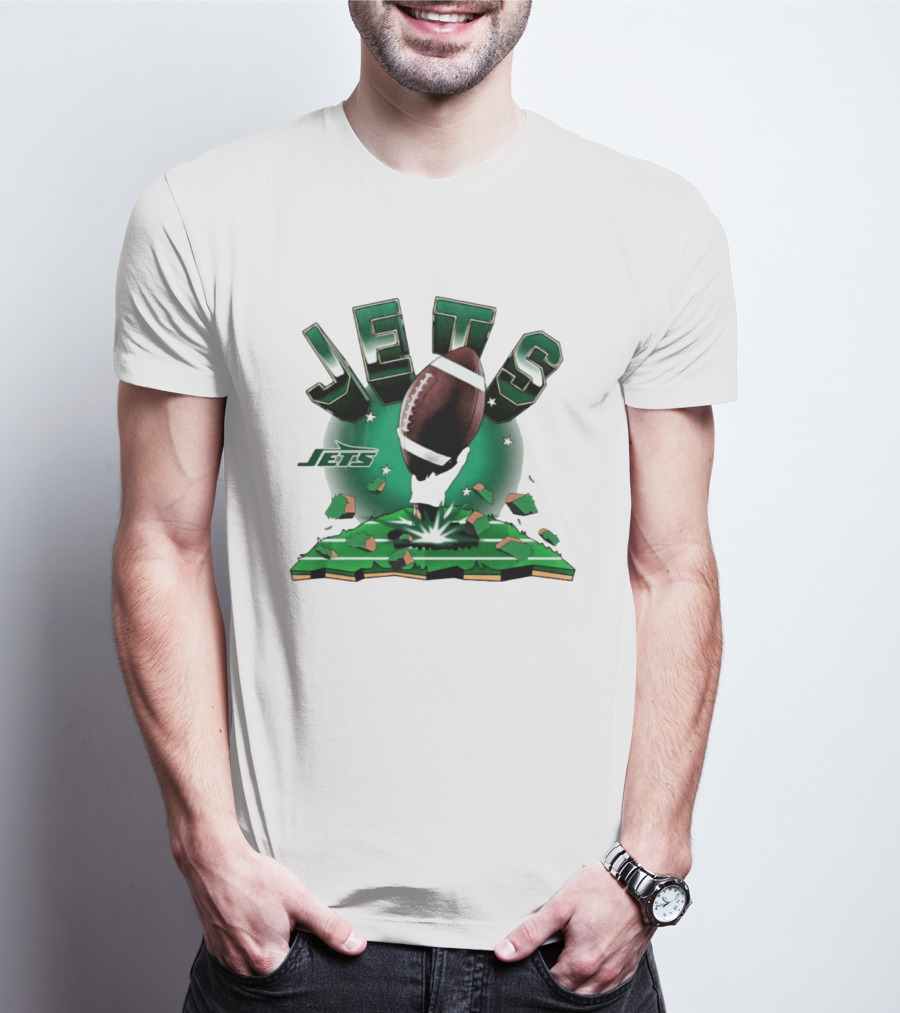 New York Jets Football Explode 2026 Clubhouse T-Shirt