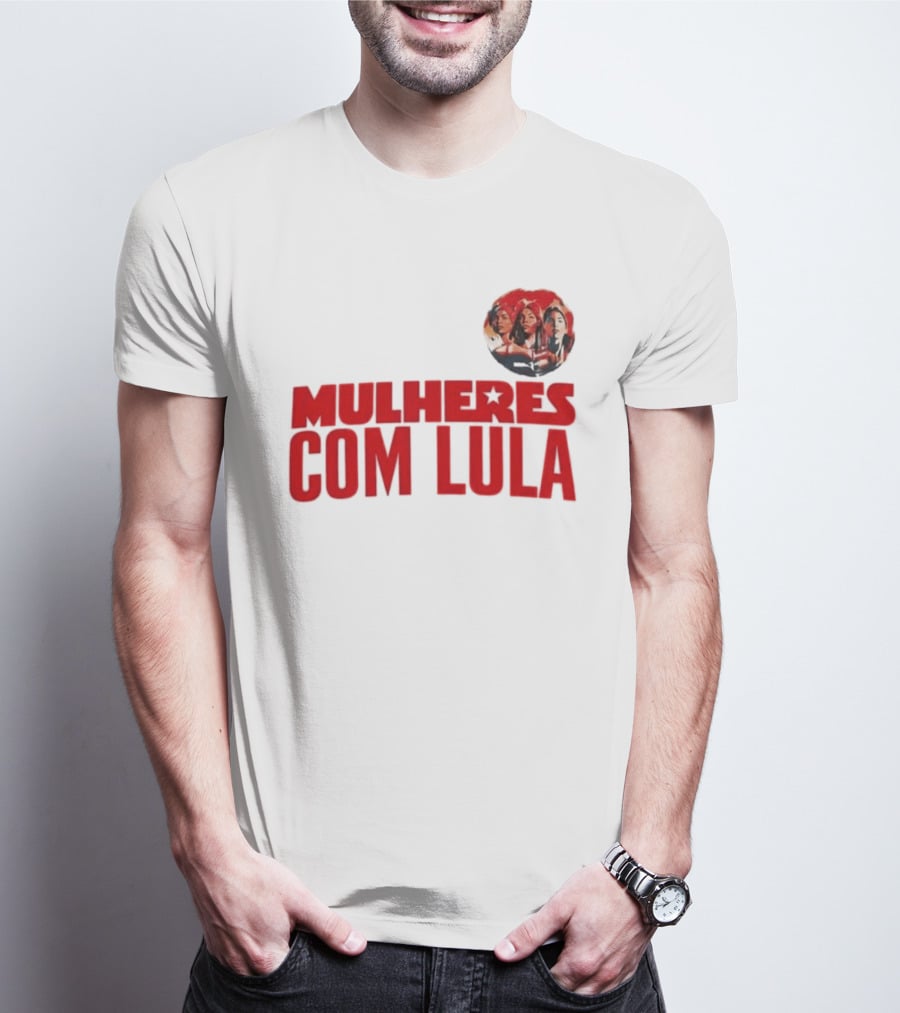 Mulheres Com Lula Olívia Santana T-Shirt