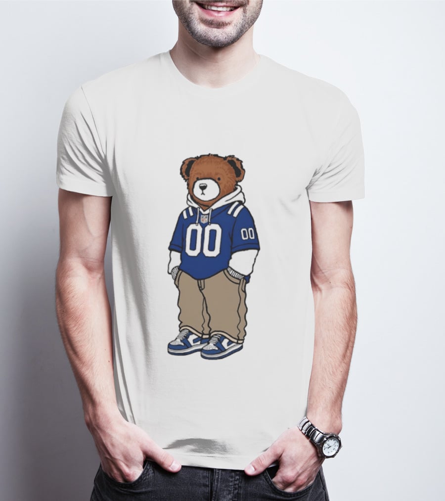 Indianapolis Colts Teddy Bears NFL London Games 2026 T-Shirt