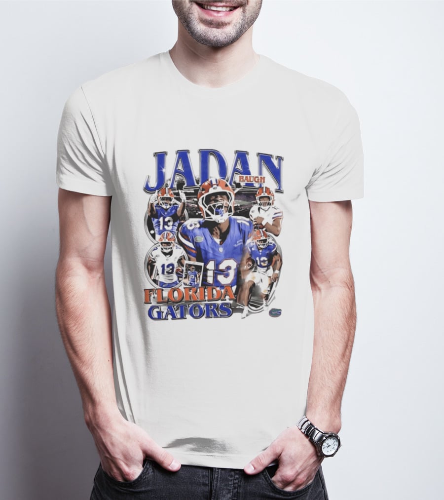Jadan Baugh Florida Gators 2026 NCAA Football 90s Bootleg T-Shirt