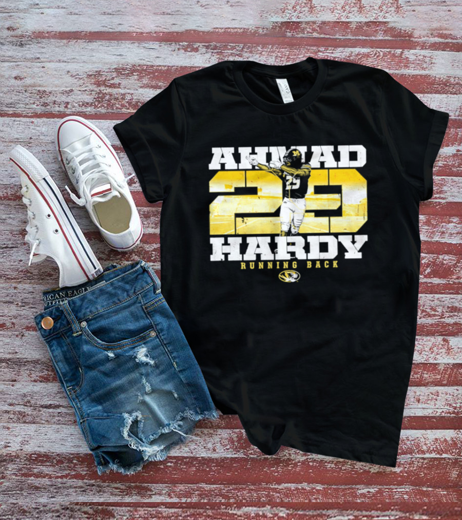Ahmad 20 Hardy Running Back Missouri Tigers Football NCAA T-Shirt
