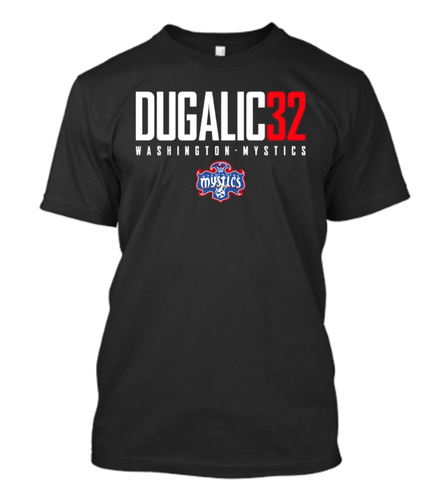Angela Dugalic 32 Washington Mystics Mystics Basketball T-Shirt