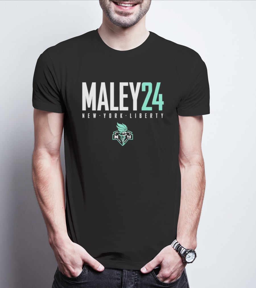 Anneli Maley 24 New York Liberty WNBA T-Shirt