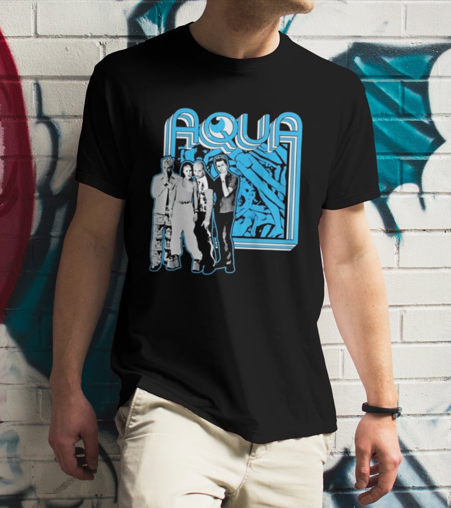 Aqua Band Members Barbie Girl 90s Pop Music Nostalgia T-Shirt
