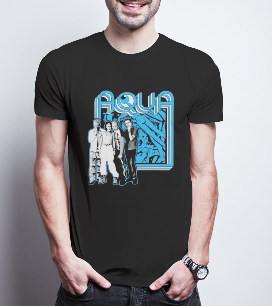 Aqua Band Members Barbie Girl 90s Pop Music Nostalgia T-Shirt