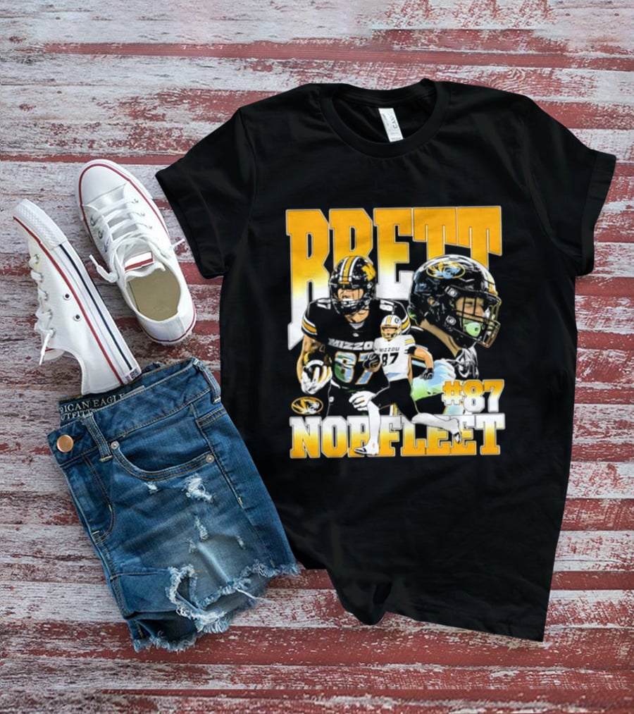 Brett Norfleet #87 Missouri Tigers Football NCAA T-Shirt