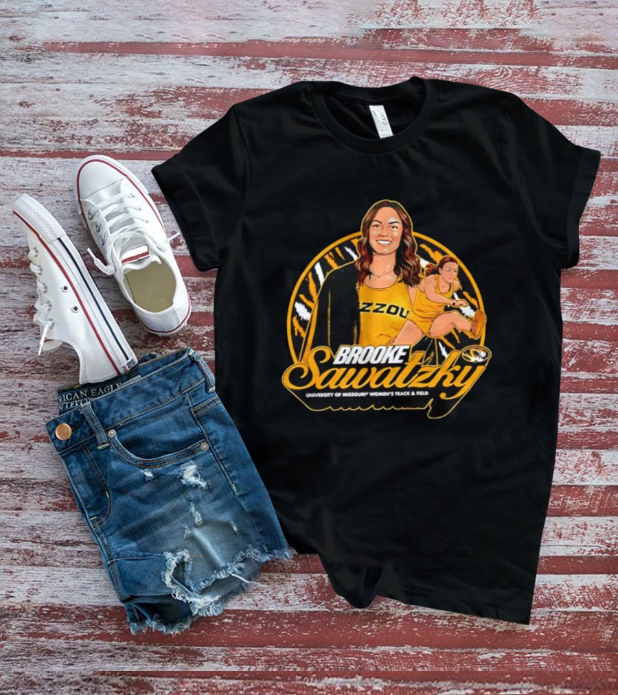 Brooke Sawatzky University Of Missouri Women's Track & Field NCAA Mizzou Tigers T-Shirt