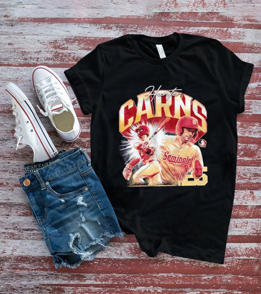 Hunter Carns Seminoles Baseball Florida State NCAA Player 25 T-Shirt