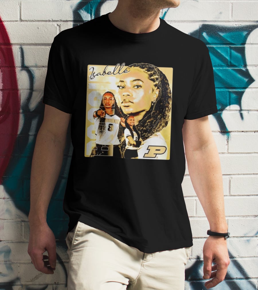 Isabelle Bardin Purdue Boilermakers Volleyball NCAA Team Player P Sports T-Shirt