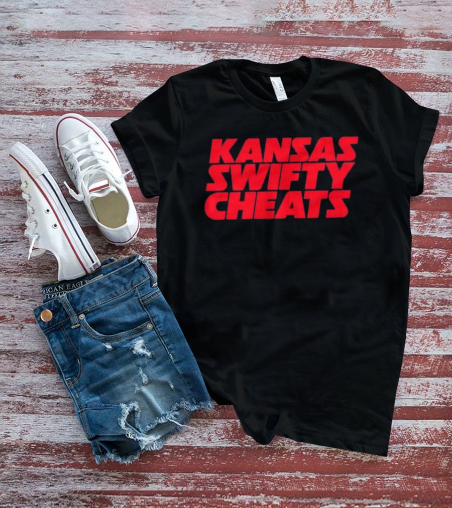 Kansas Swifty Cheats Bold Red T-Shirt