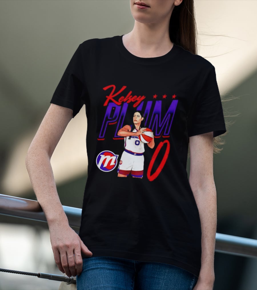 Kelsey Plum 0 Mercury WNBA Basketball Player T-Shirt