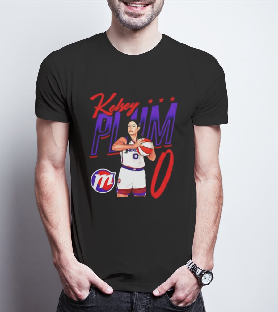 Kelsey Plum 0 Mercury WNBA Basketball Player T-Shirt