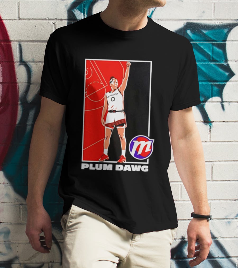 Kelsey Plum Phoenix Mercury 2026 WNBA Plum Dawg T-Shirt