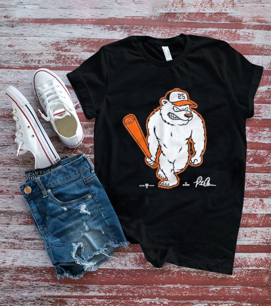 Baltimore Orioles Polar Bear Pete Alonso Baseball Bat T-Shirt