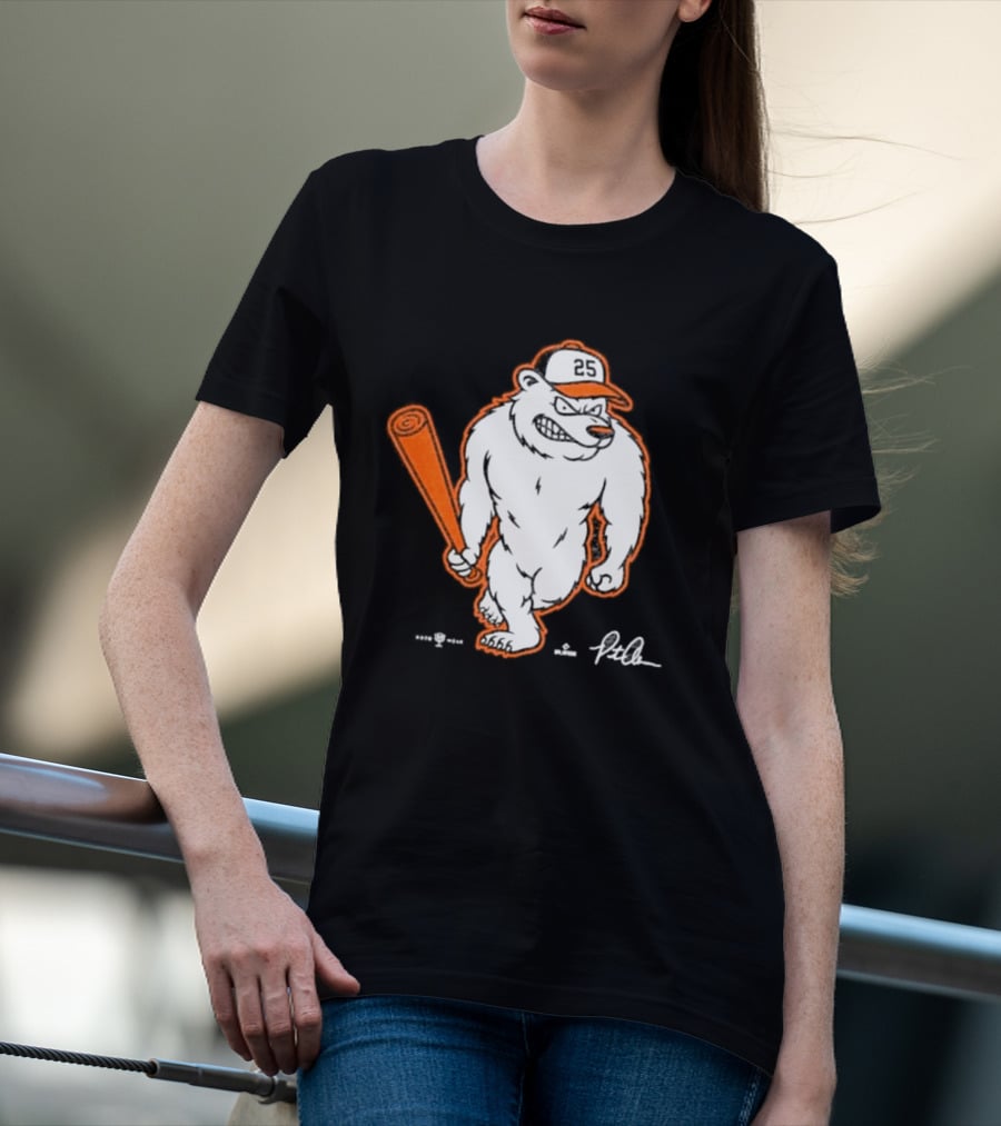 Baltimore Orioles Polar Bear Pete Alonso Baseball Bat T-Shirt