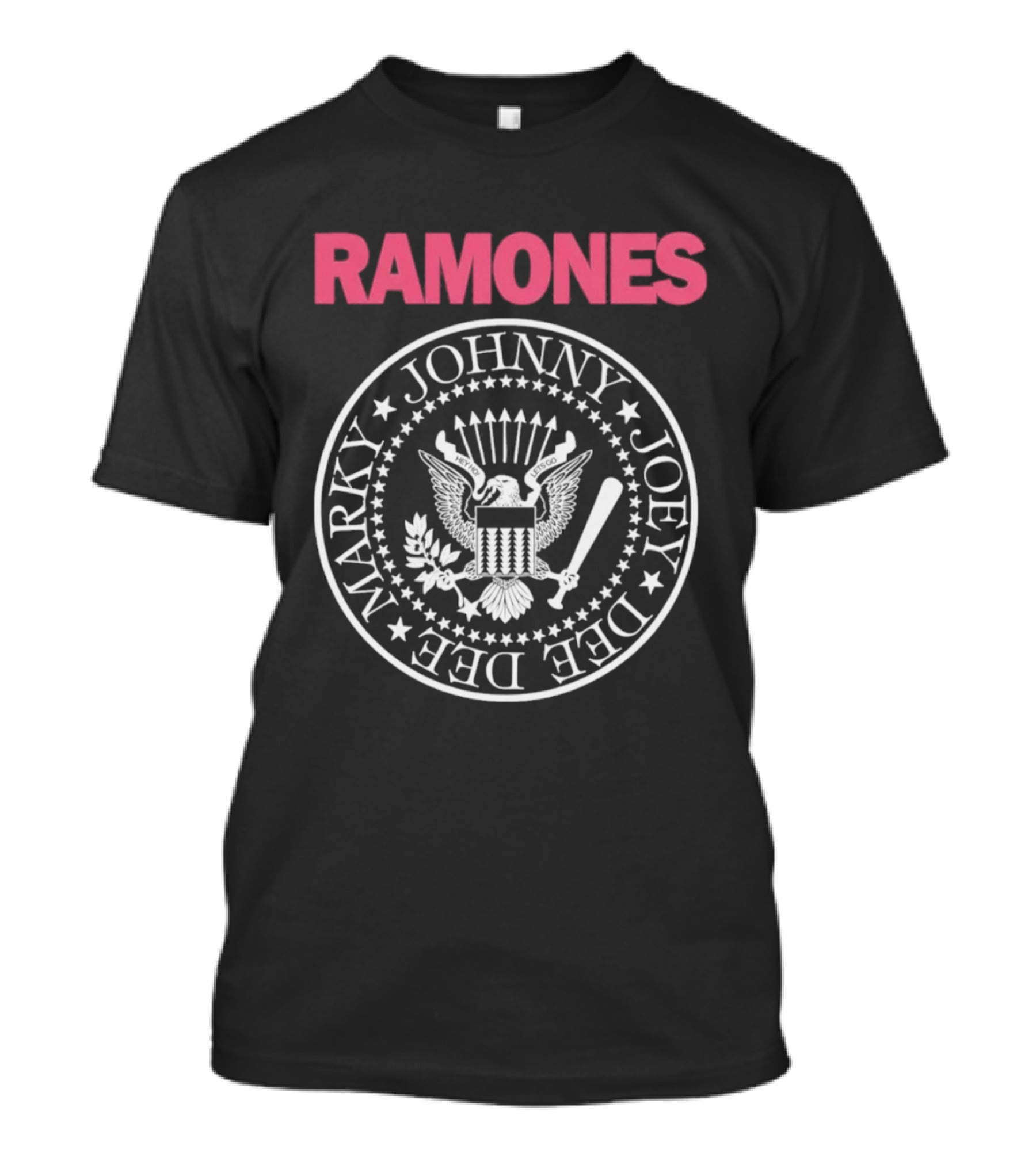 Ramones Seal Johnny Joey Dee Dee Marky Logo 78 83 T-Shirt
