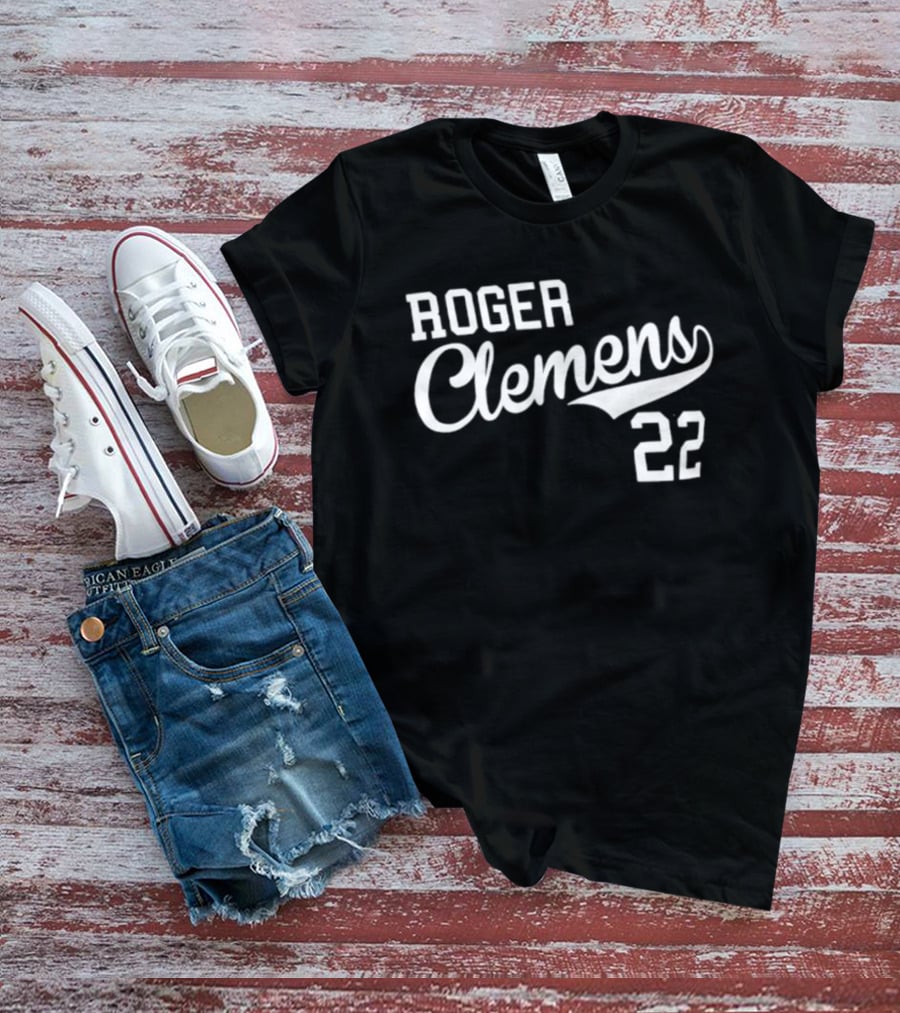 Roger Clemens 22 Houston Astros MLB Baseball T-Shirt