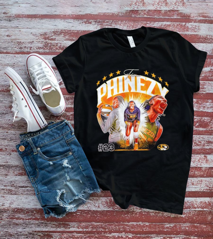 Tia Phinezy Missouri Tigers Volleyball NCAA #23 Mizzou Tiger T-Shirt