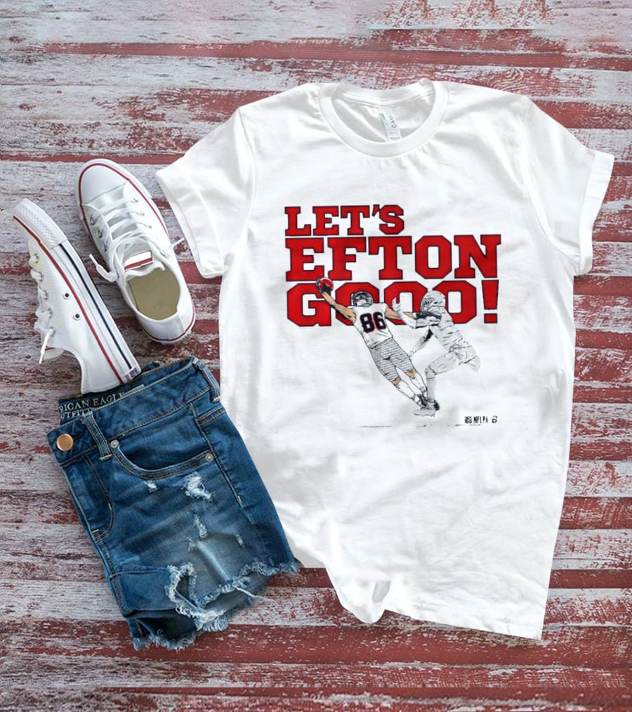 LET'S EFTON GO 88 Football Action Sports T-Shirt