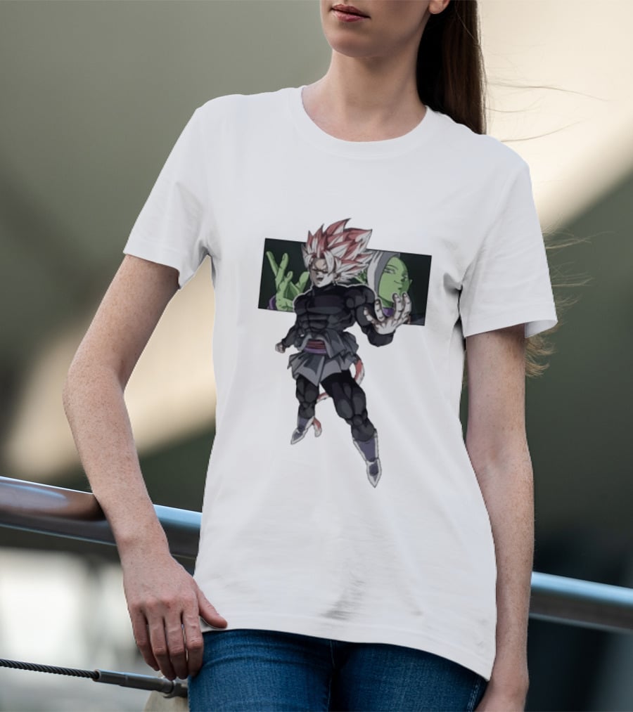 Goku Black Zamasu Fusion Dragon Ball Super Anime Villain Transformation T-Shirt