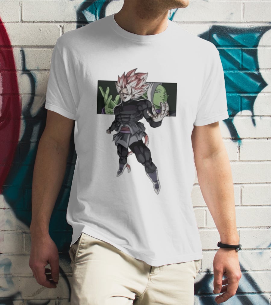 Goku Black Zamasu Fusion Dragon Ball Super Anime Villain Transformation T-Shirt