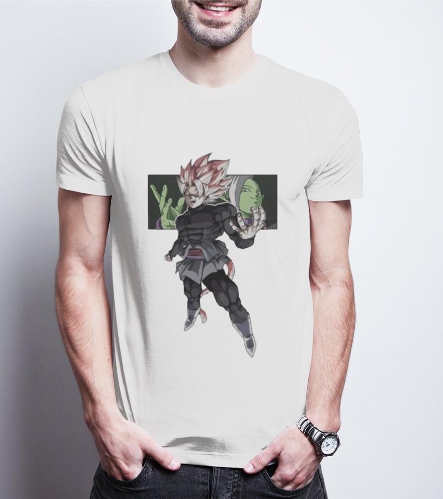 Goku Black Zamasu Fusion Dragon Ball Super Anime Villain Transformation T-Shirt