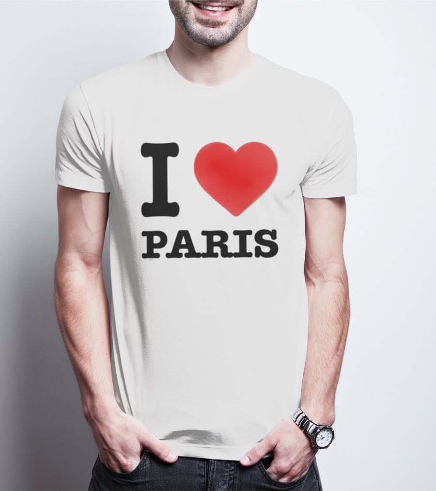 I Love Paris France City Of Light Travel T-Shirt