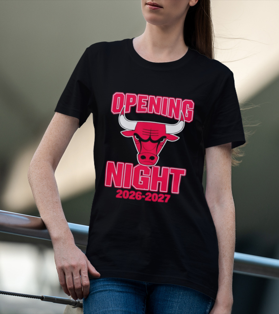 Chicago Bulls Opening Night 2026 2027 NBA T-Shirt