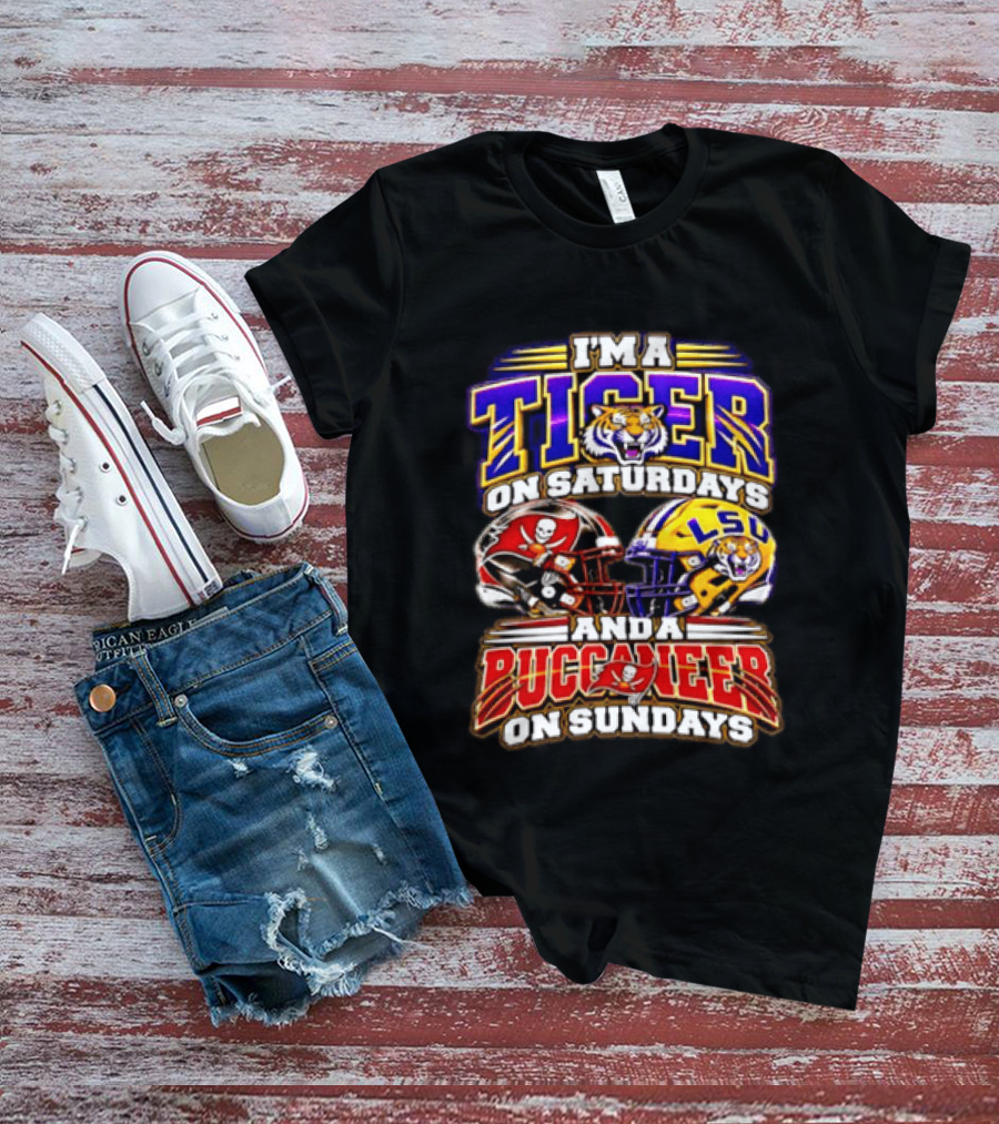 I'm A Tiger On Saturdays And A Buccaneer On Sundays T-Shirt
